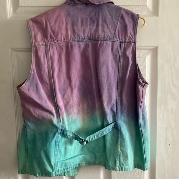 Dyed Ombré denim vest - Picture 3 of 4
